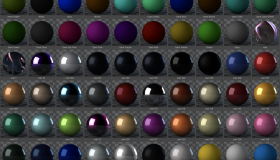 C4D材质球：500种免费C4D材质球 500materials