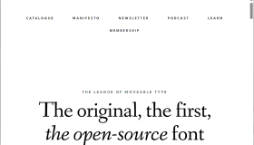 免费字体网站？推荐在商业上5个无版权英文字体网站