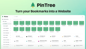 一键把你的浏览器 “收藏夹” 变成导航网站：Pintree / PintreeNewTab