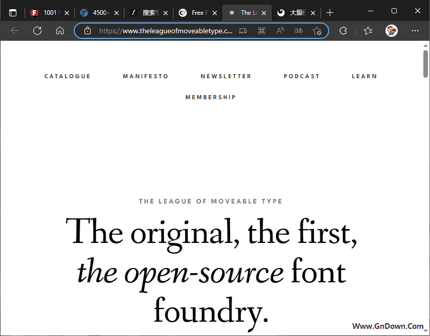 免费字体网站？推荐在商业上5个无版权英文字体网站-5
